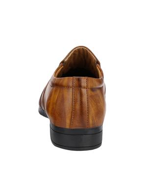 shoe island tan leatherette slip ons - 16534829 - Standard Image - 3