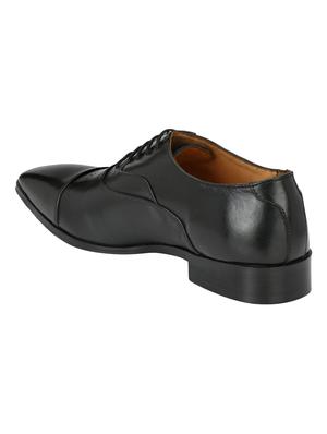 missali shoes black leather lace-up oxfords - 16535713 - Standard Image - 3