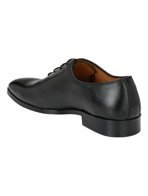 missali shoes black leather lace-up oxfords - 16535714 - Standard Image - 3