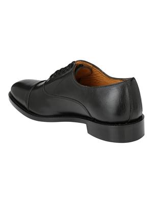 missali shoes black leather lace-up oxfords - 16535731 - Standard Image - 3