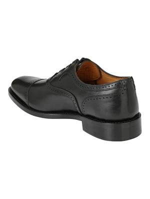 missali shoes black leather lace-up oxfords - 16535741 - Standard Image - 3