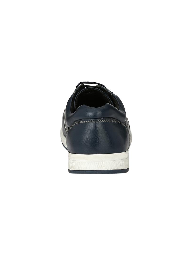 missali shoes blue leather lace up shoes - 16535766 - Zoom Image - 3