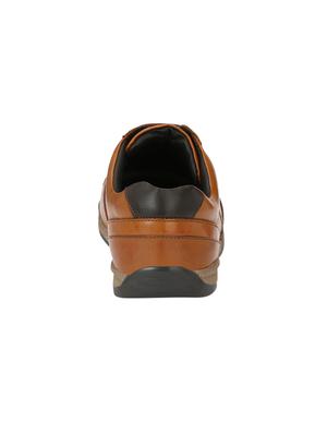 missali shoes tan leather lace up shoes - 16535767 - Standard Image - 3