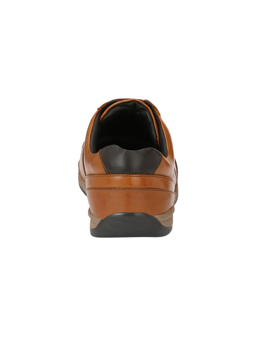 missali shoes tan leather lace up shoes - 16535767 - Zoom Image - 3
