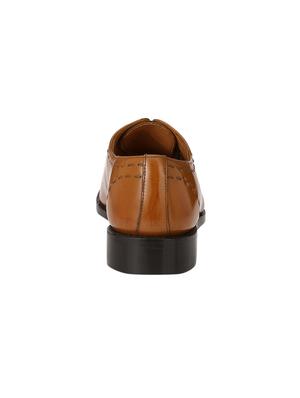 missali shoes tan leather lace-up oxfords - 16535773 - Standard Image - 3