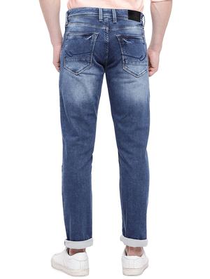 blue heavy washed denim jeans - 16536194 - Standard Image - 3