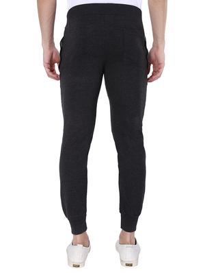 grey solid joggers - 16536396 - Standard Image - 3