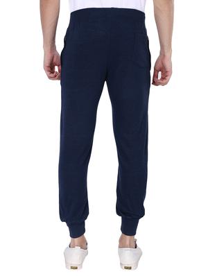 blue solid joggers - 16536398 - Standard Image - 3