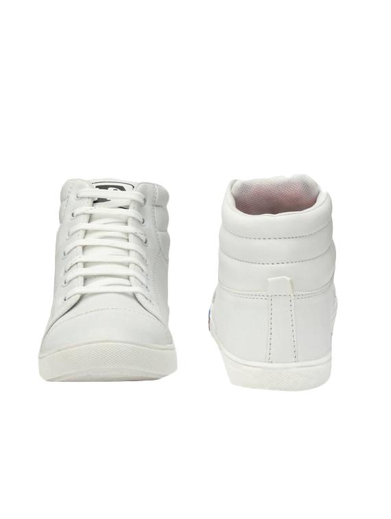 biggie white leatherette lace up sneakers - 16537336 - Zoom Image - 3
