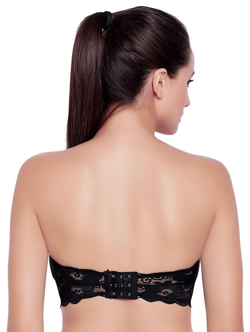 floral laced tube bra - 16537785 - Zoom Image - 3