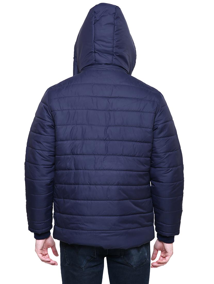 navy blue nylon quilted jacket - 16538097 - Zoom Image - 3