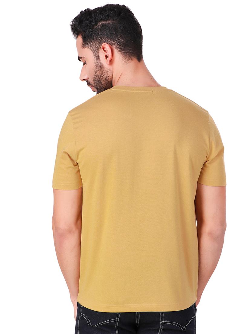 beige cut & sew t-shirt - 16538443 - Zoom Image - 3