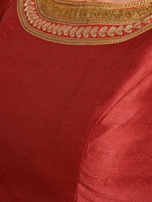 zari embroidered blouse - 16539105 - Standard Image - 6
