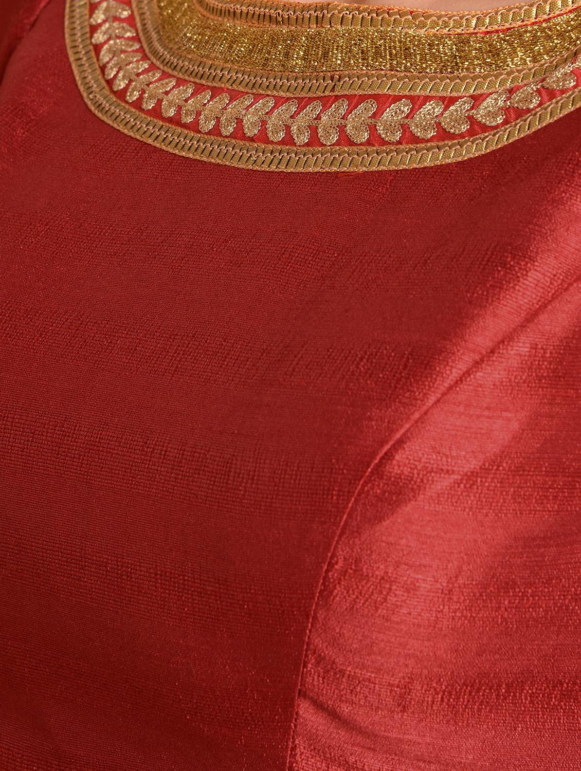 zari embroidered blouse - 16539105 - Zoom Image - 6