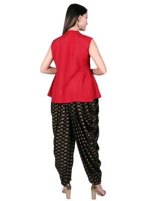 block print dhoti salwar - 16539489 - Standard Image - 3