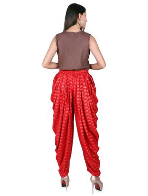 block print dhoti salwar - 16539490 - Standard Image - 3
