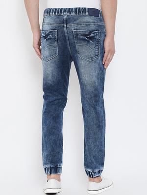 blue washed joggers - 16539703 - Standard Image - 3