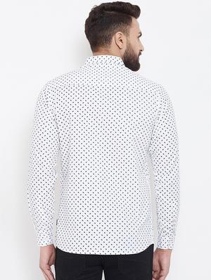 white cotton casual shirt - 16539723 - Standard Image - 3