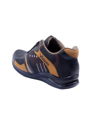 vellinto black leatherette lace up shoes - 16539941 - Standard Image - 3