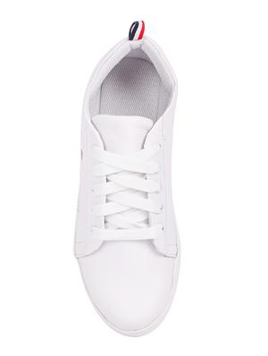 longwalk white leatherette lace-up sneakers - 16540846 - Standard Image - 3