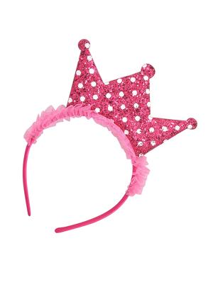 jewelz dark pink shiny crown design hairband - 16542634 - Standard Image - 3