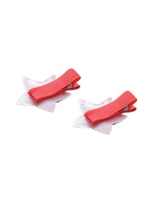 jewelz pair of off white coloured star shaped clips for your little ones - 16542681 - Standard Image - 3