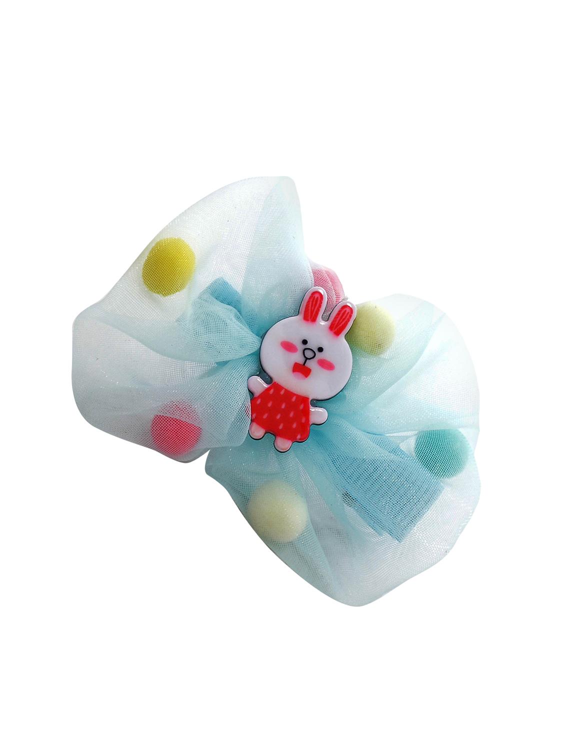 jewelz bunny and net design hair clip with multi colour pompom balls for kids - 16542699 - Zoom Image - 3