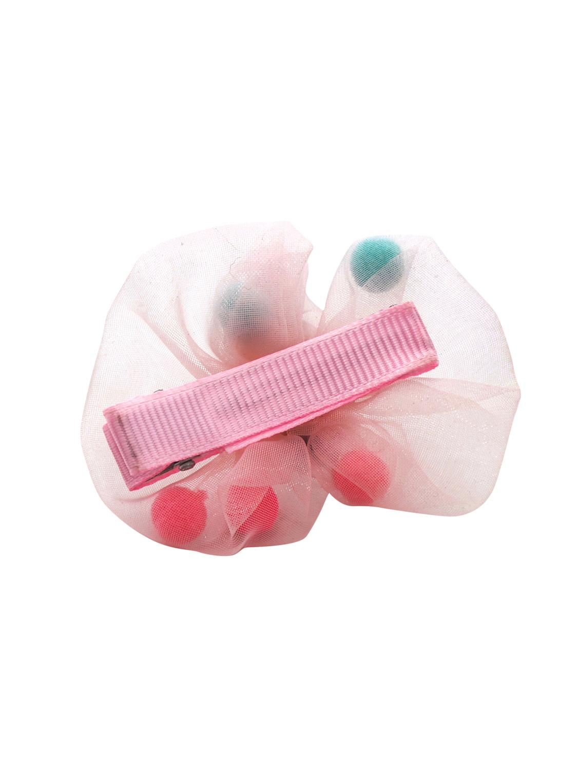 jewelz bunny and net design hair clip with multi colour pompom balls for kids - 16542702 - Zoom Image - 3