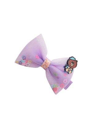 jewelz teddy bear and bow shaped hair clip with multi shiny stars for kids - 16542720 - Standard Image - 3