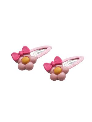 jewelz pair of bow and flower design hair clips for kids - 16542734 - Standard Image - 3