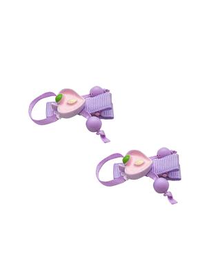 jewelz pair of apple shaped hair clips with multi beads for baby girls - 16542754 - Standard Image - 3