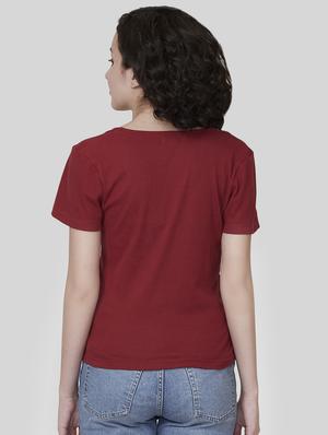 tie knot solid tee - 16543034 - Standard Image - 3