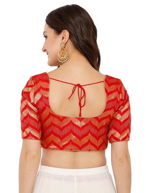 chevron printed blouse - 16543670 - Standard Image - 3