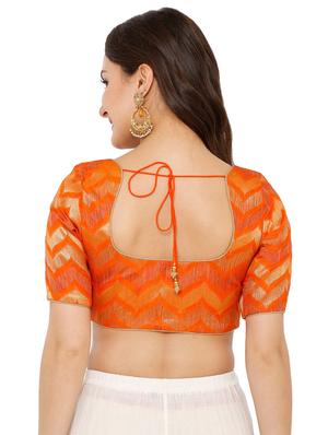chevron printed blouse - 16543671 - Standard Image - 3