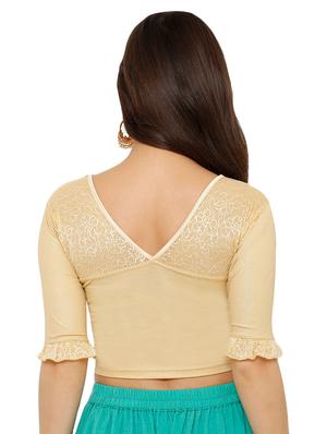 bell sleeves solid blouse - 16543699 - Standard Image - 3