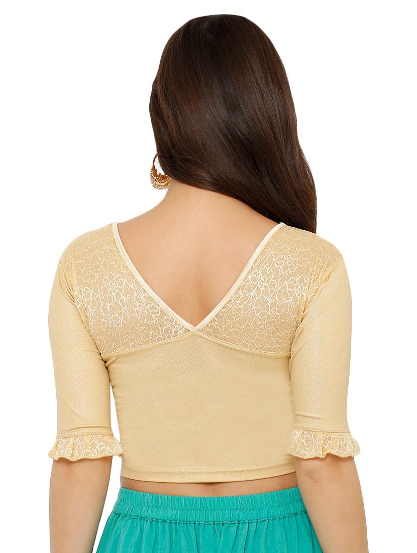 bell sleeves solid blouse - 16543699 - Zoom Image - 3