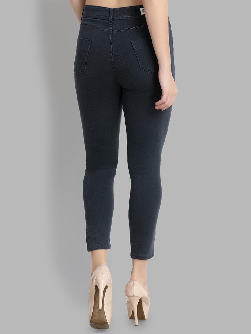 high rise ankle length jeans - 16544591 - Zoom Image - 3