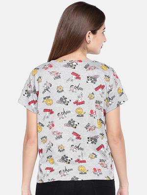 drop shoulder quirky print tee - 16545241 - Standard Image - 3