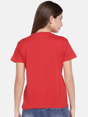round neck quirky print tee - 16545248 - Standard Image - 3