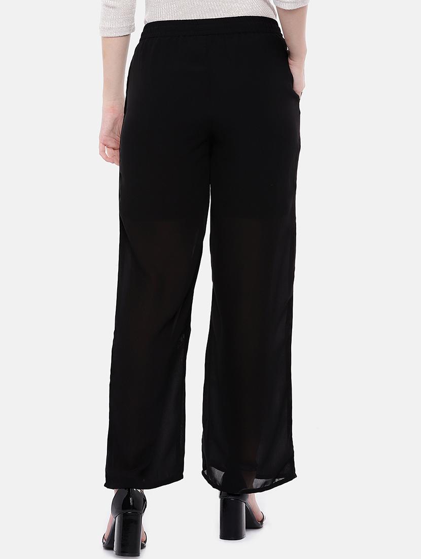 drawstring solid straight palazzo - 16545380 - Zoom Image - 3