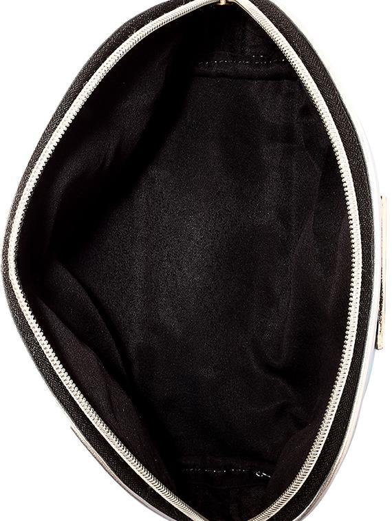 blue leatherette (pu) pouch clutch - 16545538 - Zoom Image - 3