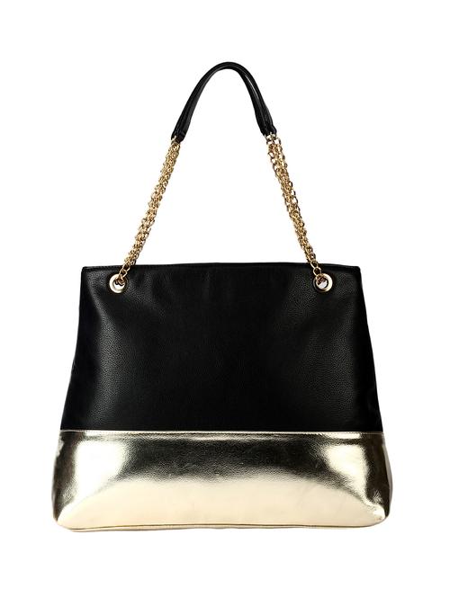 black leatherette (pu) regular handbag - 16545579 - Standard Image - 1