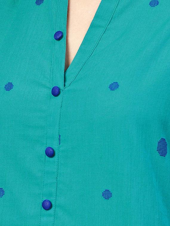 printed kurta palazzo set - 16546082 - Zoom Image - 3