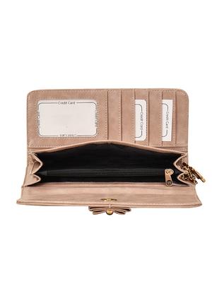 brown leatherette (pu) wallet - 16546246 - Standard Image - 3