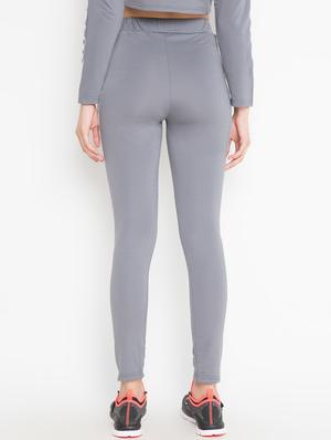 drawstring waist solid track pant - 16547716 - Standard Image - 3