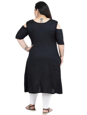 solid straight kurta - 16547862 - Standard Image - 3