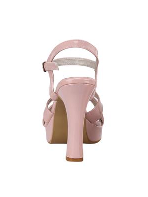 funku fashion pink back strap sandals - 16549162 - Standard Image - 3