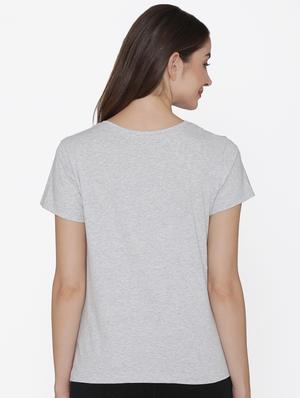 round neck quirky print tee - 16550017 - Standard Image - 3