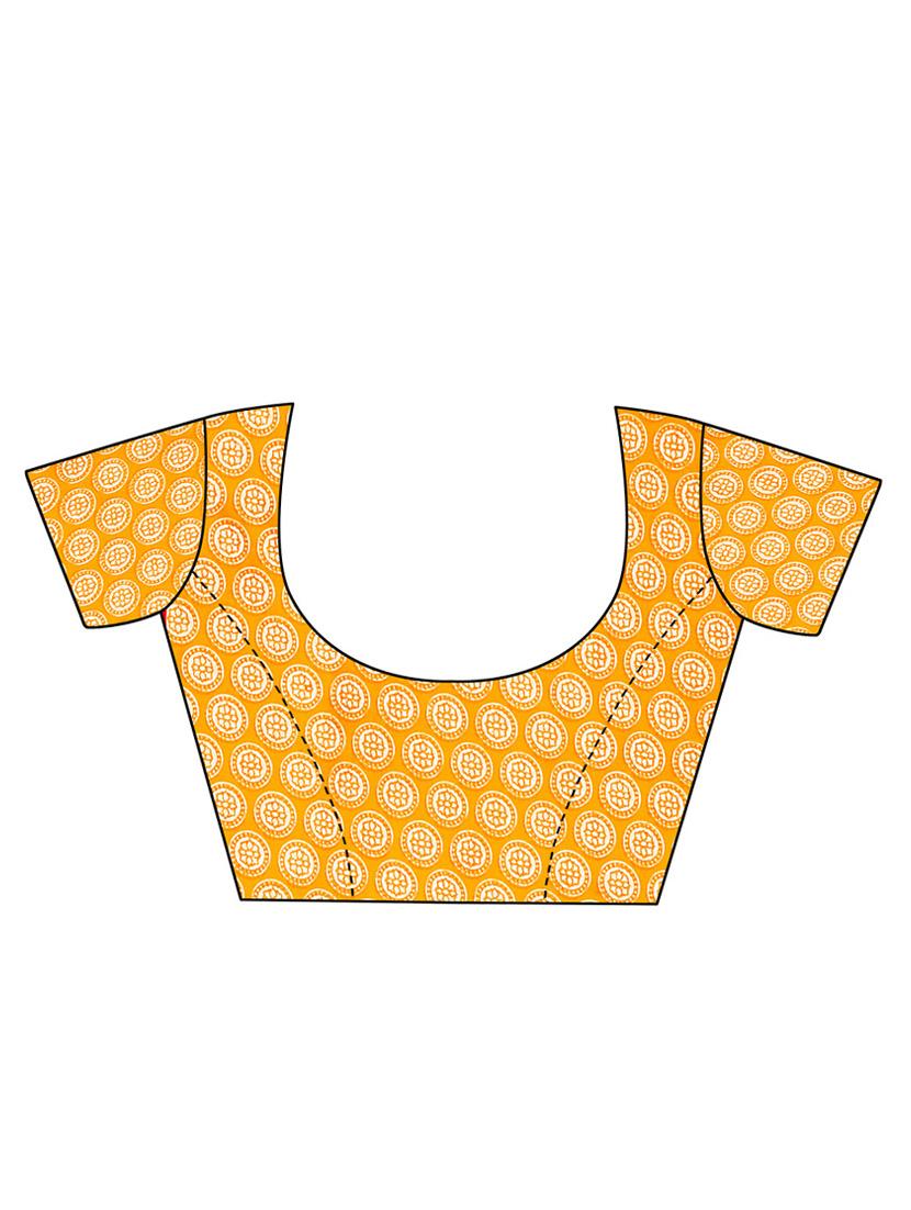 conversational printed saree with blouse - 16550484 - Zoom Image - 3