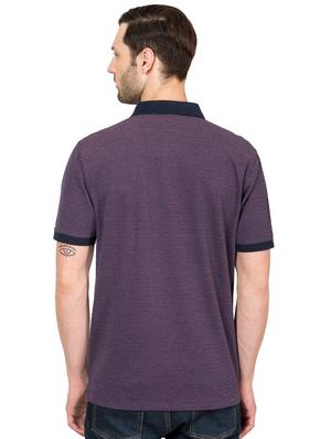 purple self design t-shirt - 16551541 - Standard Image - 3
